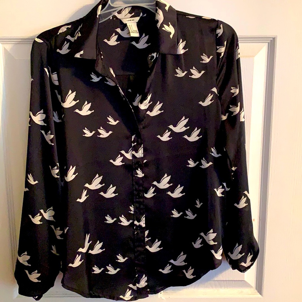 Black blouse new worn once